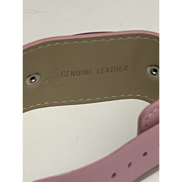 Quartz Watch Rumours Genuine Leather Pink Stud Classy Bracelet - Picture 4 of 4